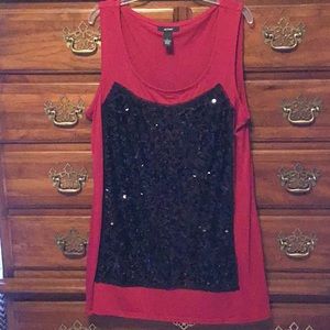 Alfani sequin tank top